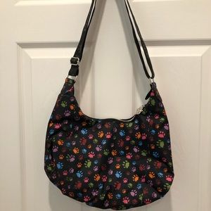 Paw print handbag